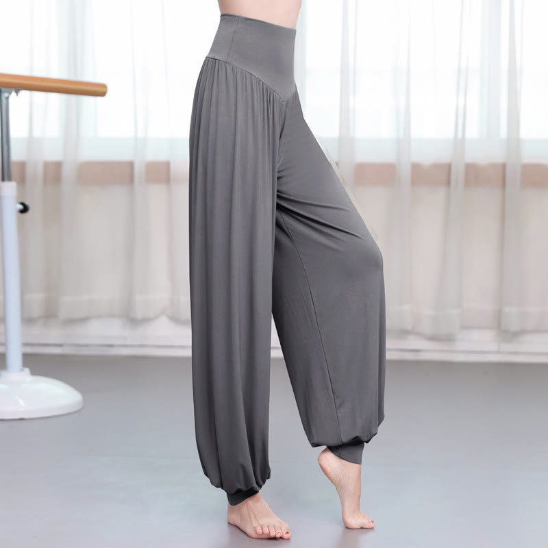 Nimara Ritual Plain Color Loose Modal Yoga Dance Harem Pants