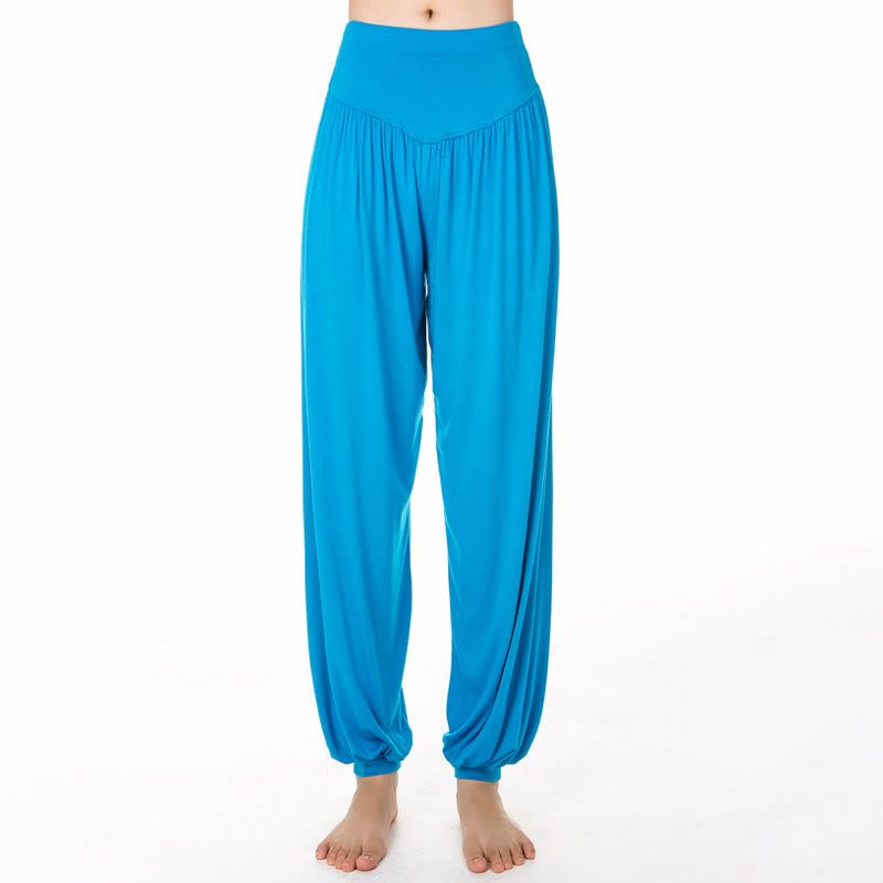 Nimara Ritual Plain Color Loose Modal Yoga Dance Harem Pants
