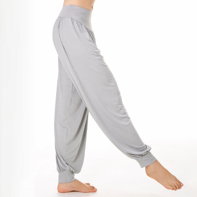 Nimara Ritual Plain Color Loose Modal Yoga Dance Harem Pants