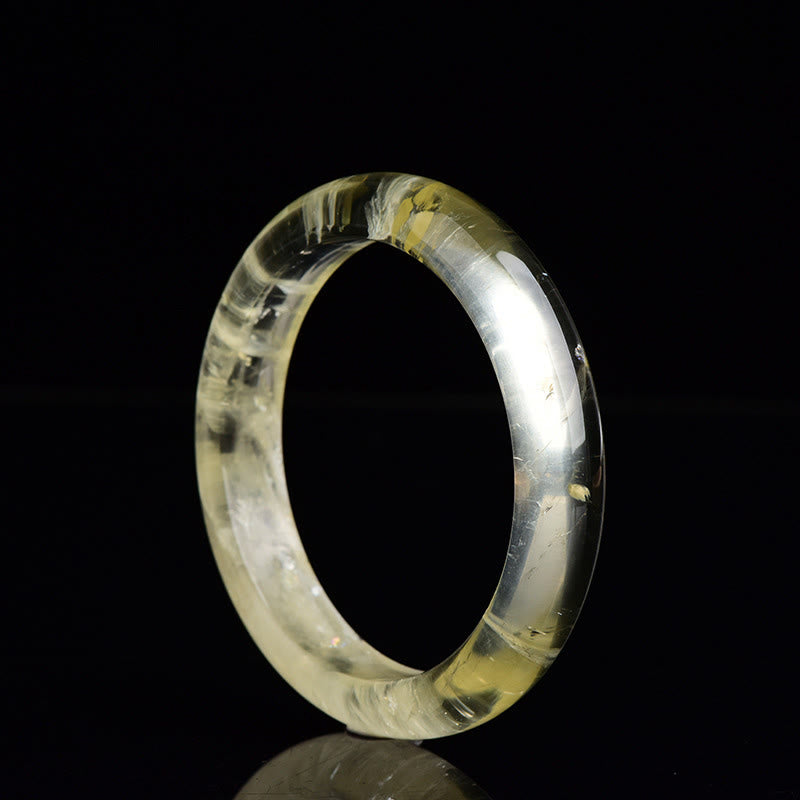 Nimara Ritual Natural Citrine Quartz Prosperity Cuff Bangle Bracelet