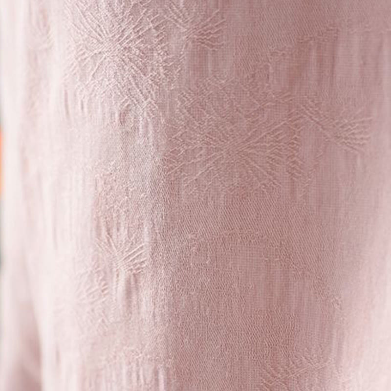 Nimara Ritual Winter Frog-Button Embroidery Flowers Vines Open Front Cotton Long Sleeve Women's Thermal Jacket