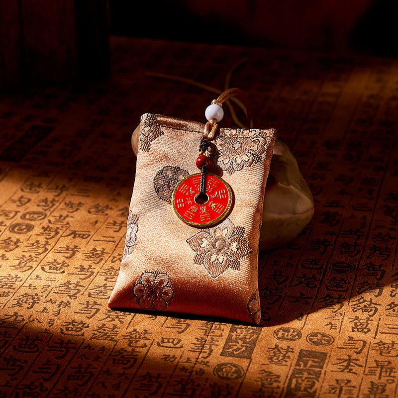 Nimara Ritual Mountain Ghosts Spend Money Jacquard Embroidery Sachet Blessing Hanging Decoration