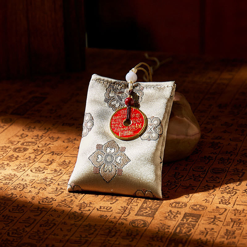 Nimara Ritual Mountain Ghosts Spend Money Jacquard Embroidery Sachet Blessing Hanging Decoration