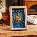 Nimara Ritual Lotus Golden Ingot Thangka Photo Frame Ornament Home Decor
