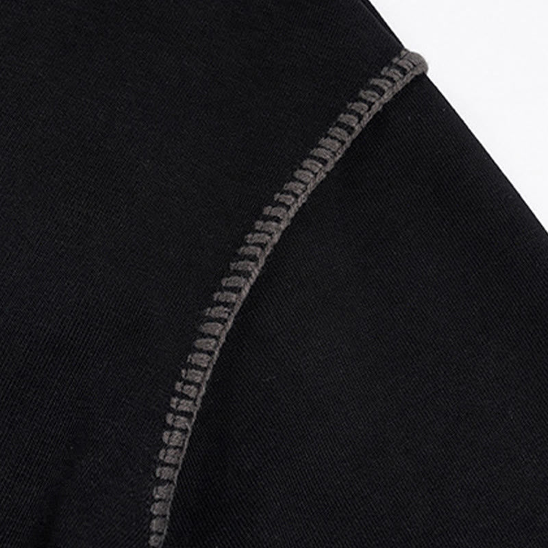 Nimara Ritual Fall Polo Collar Button Men's Sweatshirt Cotton Pullover