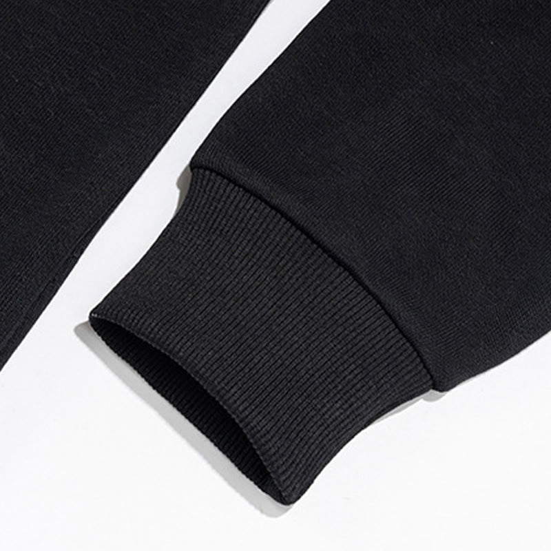 Nimara Ritual Fall Polo Collar Button Men's Sweatshirt Cotton Pullover