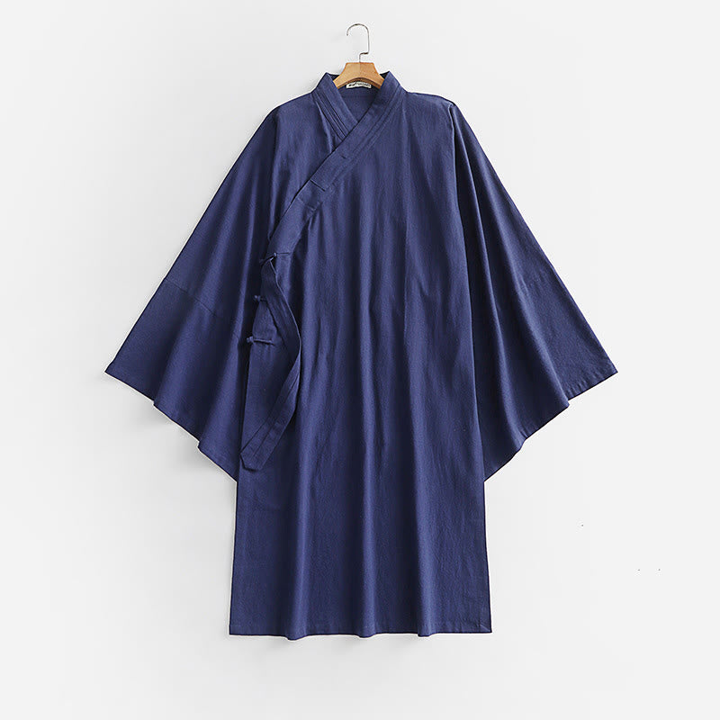 Nimara Ritual Wudang Traditional Tai Chi Ceremony Long Wide Sleeve Men's Taoist Long Robe