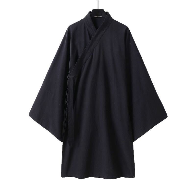 Nimara Ritual Wudang Traditional Tai Chi Ceremony Long Wide Sleeve Men's Taoist Long Robe