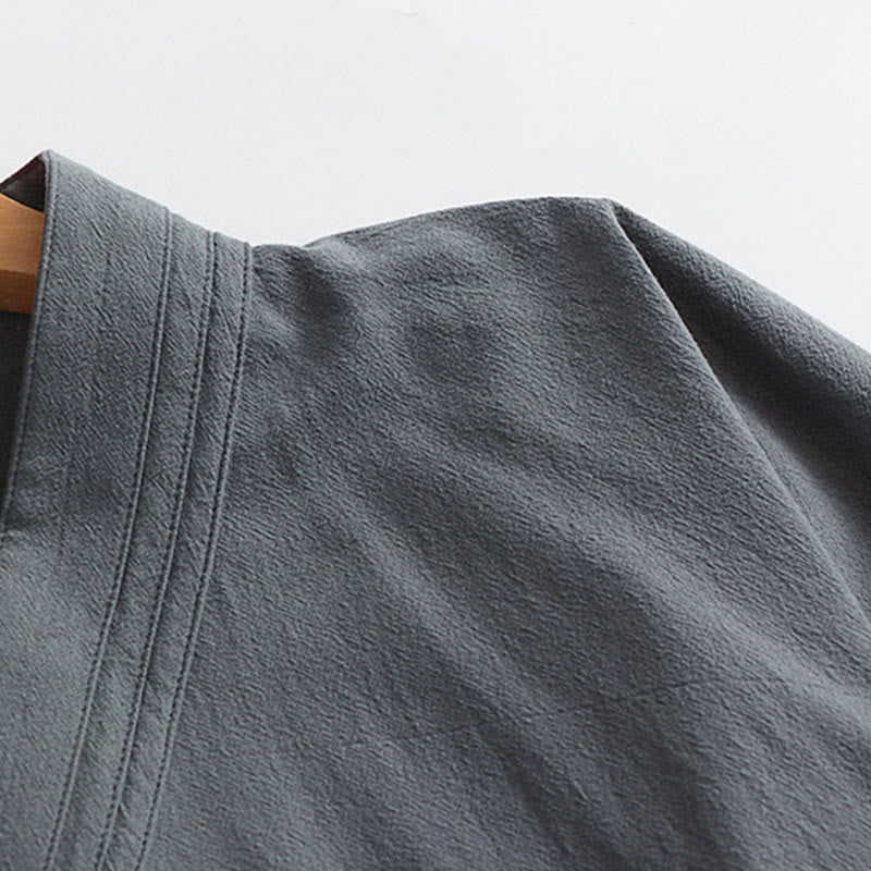 Nimara Ritual Wudang Traditional Tai Chi Ceremony Long Wide Sleeve Men's Taoist Long Robe