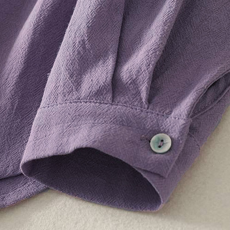 Nimara Ritual Fall Crew Collar Long Sleeve Women's Polyester Shirt With Pockets