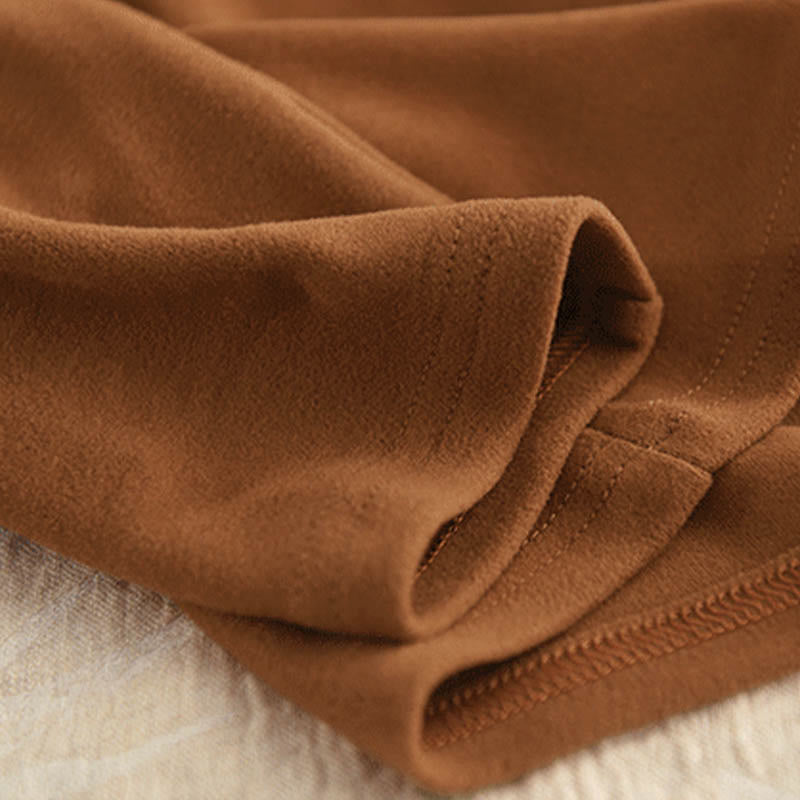 Nimara Ritual Winter Solid Color Cotton Thickened Long Sleeve Women's Hoodie Has Hood