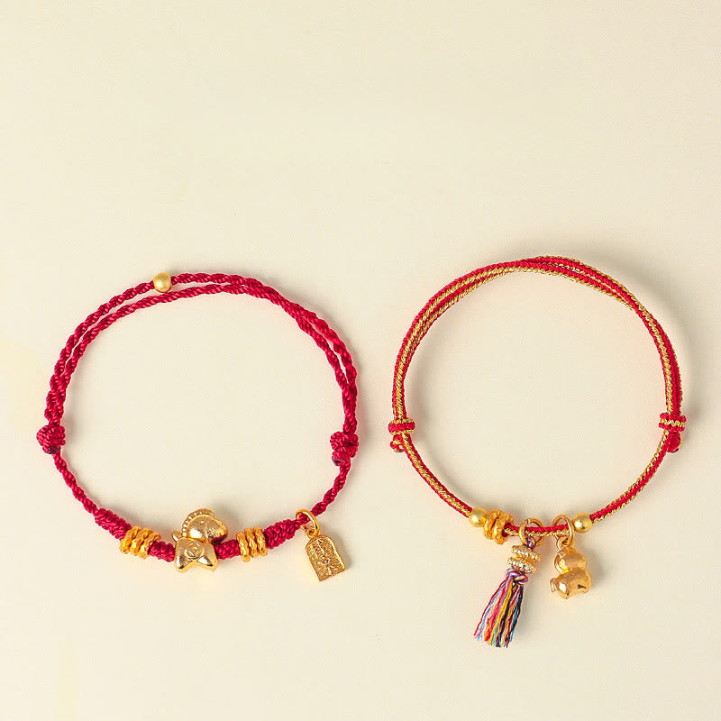 Nimara Ritual Year Of The Horse Success Strength Braided String Adjustable Bracelet