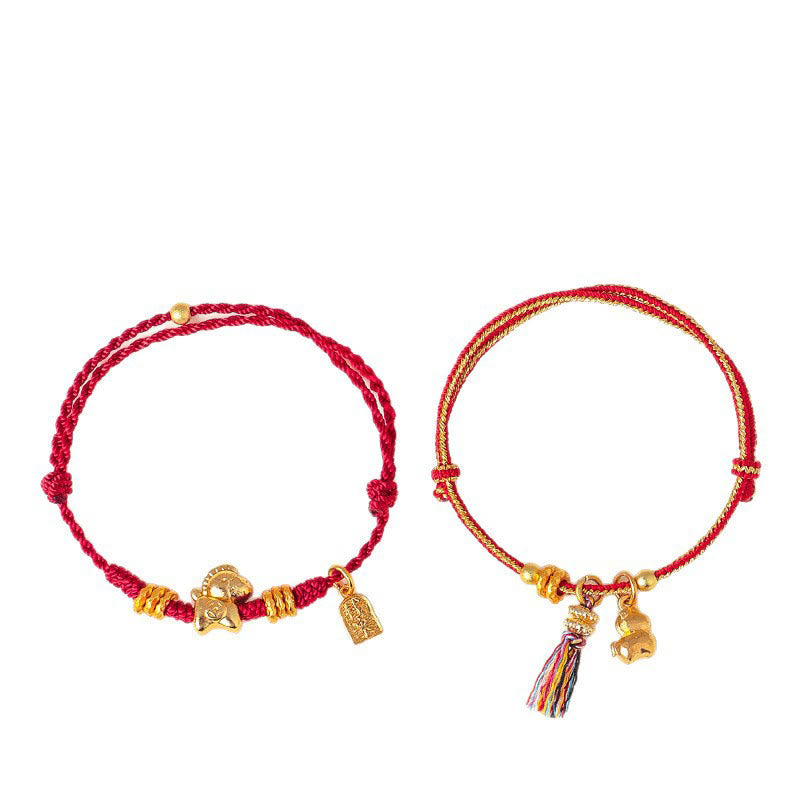 Nimara Ritual Year Of The Horse Success Strength Braided String Adjustable Bracelet