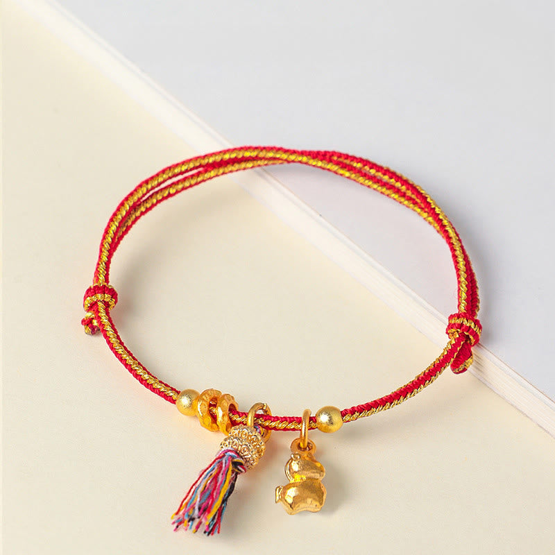 Nimara Ritual Year Of The Horse Success Strength Braided String Adjustable Bracelet