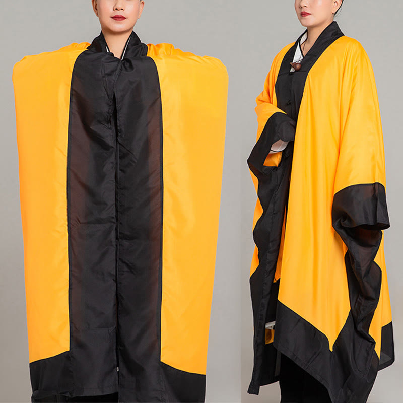 Nimara Ritual Wudang Solid Color Long Wide Sleeve Unisex Taoist Robe Kimono For Qigong Tai Chi Ceremony