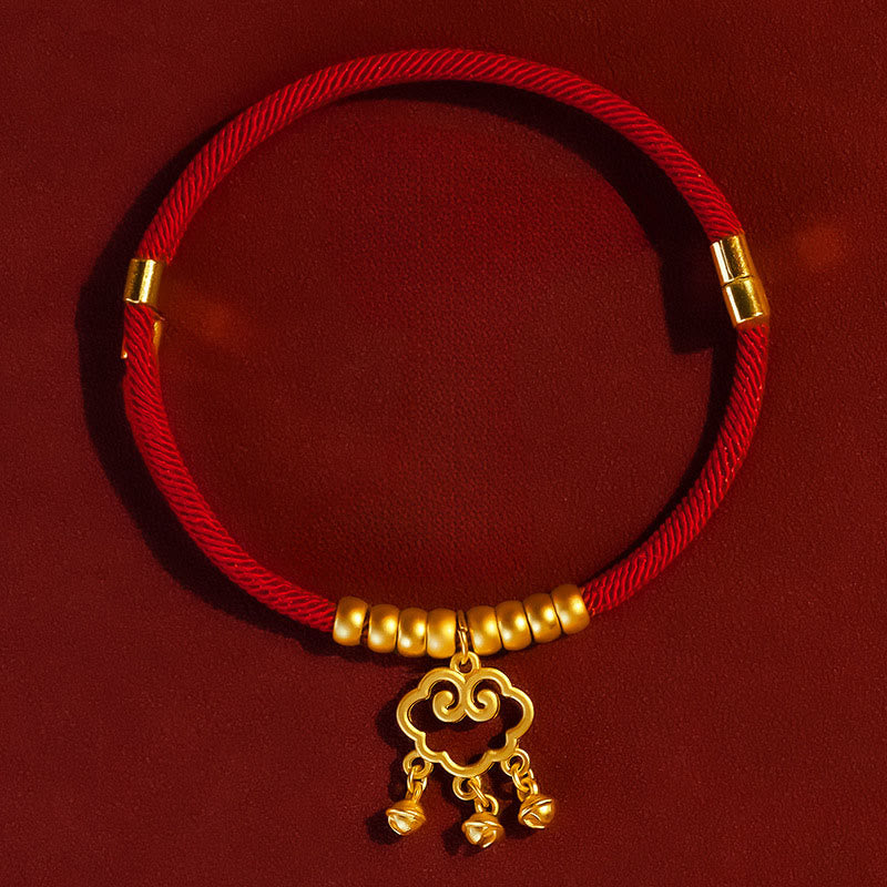 Nimara Ritual Red String Bead Protection Adjustable Cats Small Dogs Pet Collar
