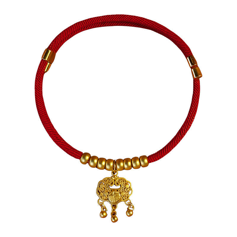 Nimara Ritual Red String Bead Protection Adjustable Cats Small Dogs Pet Collar