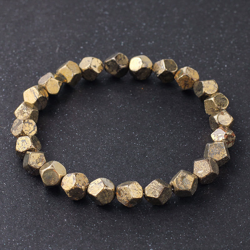 Nimara Ritual Irregular Beads Pyrite Protection Confidence Bracelet
