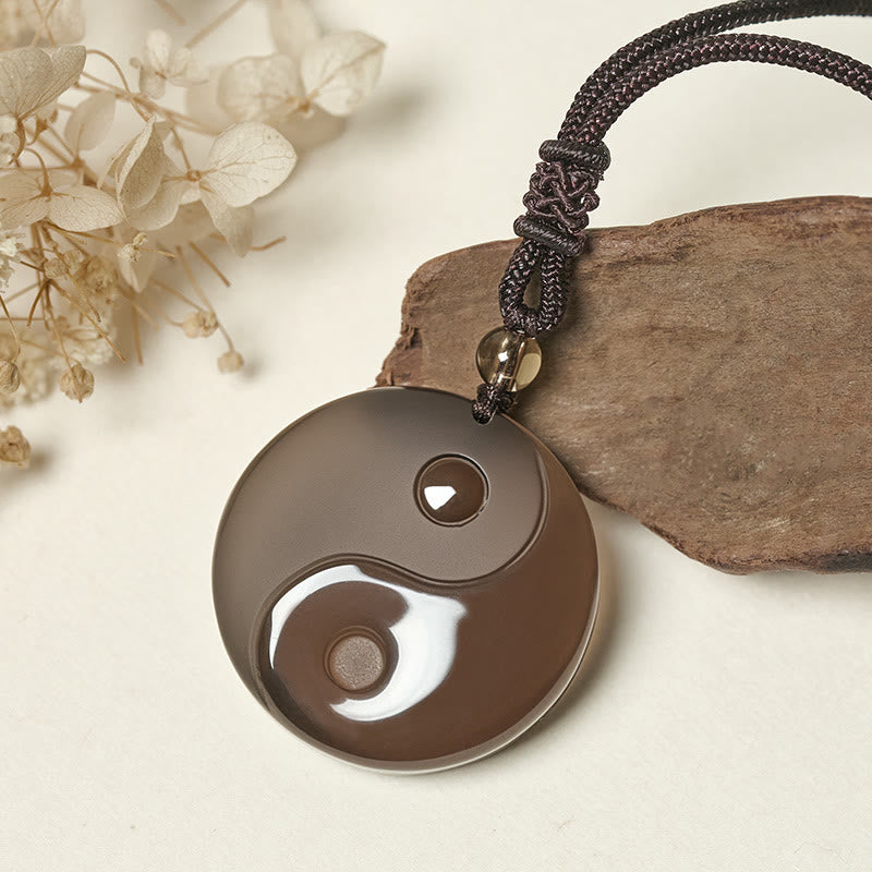 Balance YinYang Fengshui Releasing Negativity Necklace Pendant