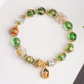 Nimara Ritual Liuli Glass 925 Sterling Silver Copper Keep Away Evil Spirits Bracelet
