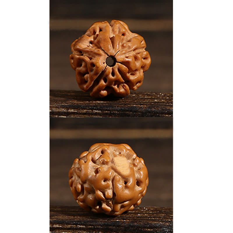 Nimara Ritual Tibetan 108 Beads Bodhi Seed Three-eyed Dzi Bead Auspiciousness Mala