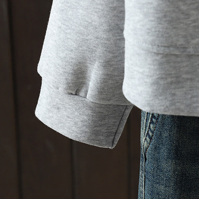 Nimara Ritual Simple Plain V-Neck Buttons Down Design Women's Cotton Long Sleeve Jacket