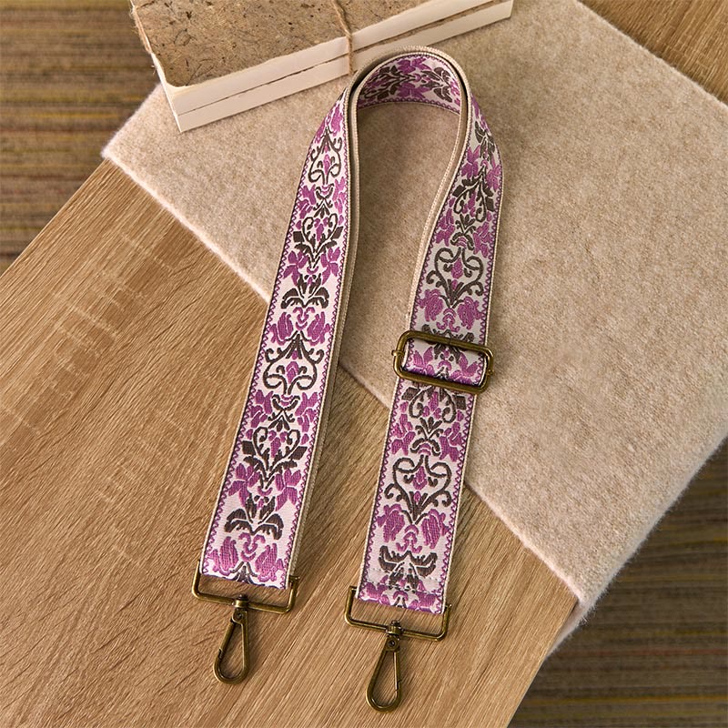 Nimara Ritual Bohemian Flower Geometric Embroidery Adjustable Handbags Crossbody Shoulder Bag Purse Straps Replacement