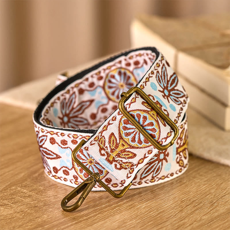 Nimara Ritual Boho Maple Leaf Flower Geometric Adjustable Handbags Crossbody Shoulder Bag Straps Replacement