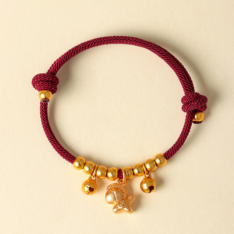 Nimara Ritual Year Of The Horse Multiple Horse Styles Rope Luck Strength Adjustable Bracelet