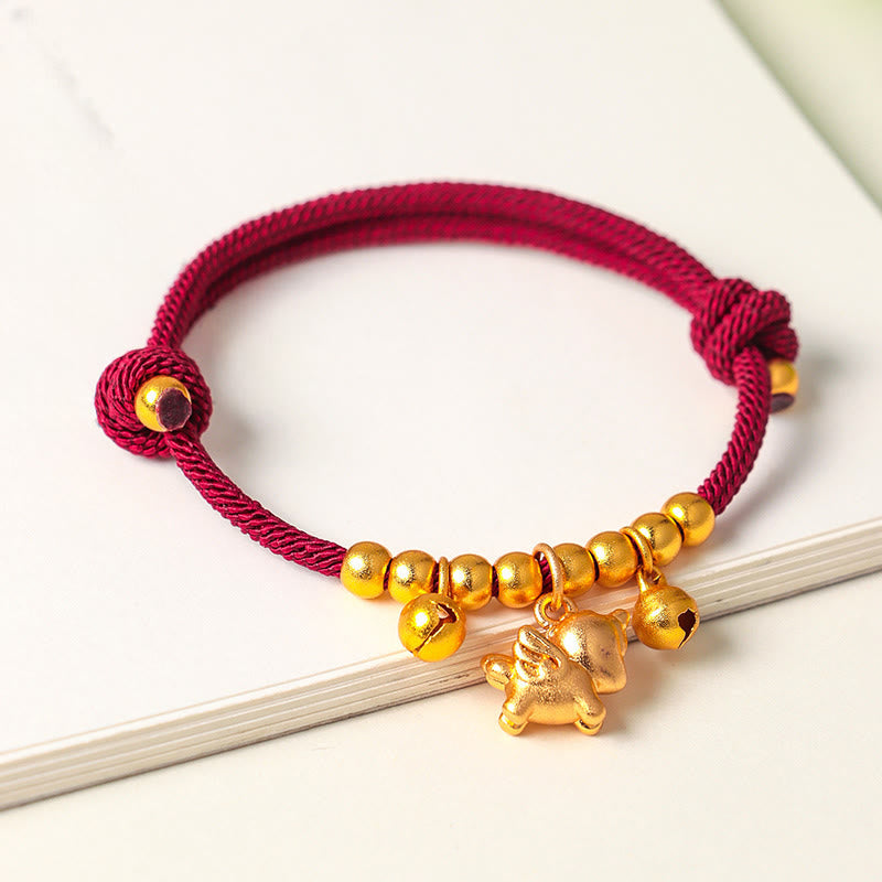 Nimara Ritual Year Of The Horse Multiple Horse Styles Rope Luck Strength Adjustable Bracelet