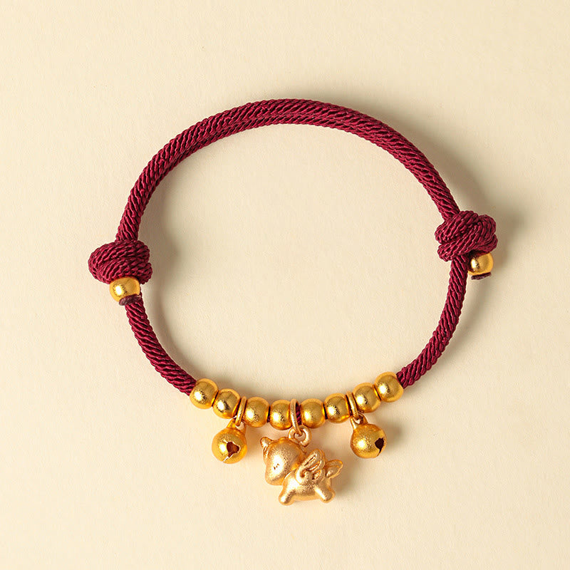 Nimara Ritual Year Of The Horse Multiple Horse Styles Rope Luck Strength Adjustable Bracelet