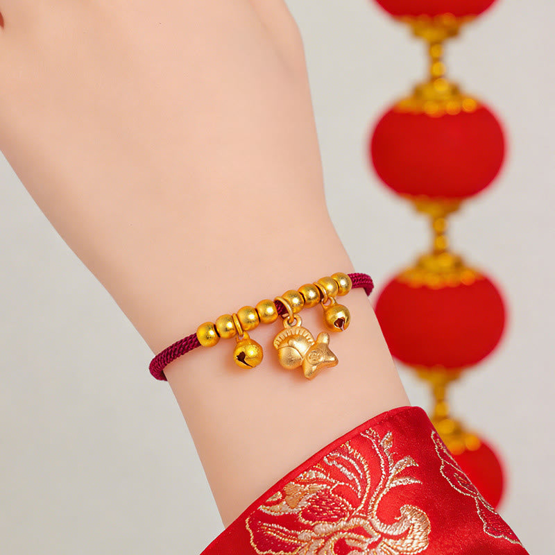 Nimara Ritual Year Of The Horse Multiple Horse Styles Rope Luck Strength Adjustable Bracelet