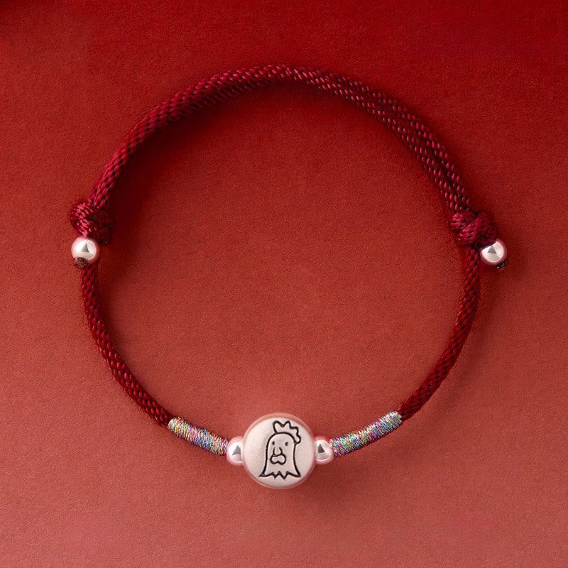 Nimara Ritual Year of the Horse 999 Sterling Silver Red String Luck Bracelet
