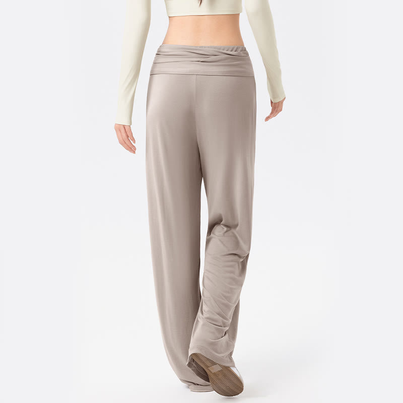 Nimara Ritual Casual Lace-up Breathable Sports Women's Wide Leg Pants