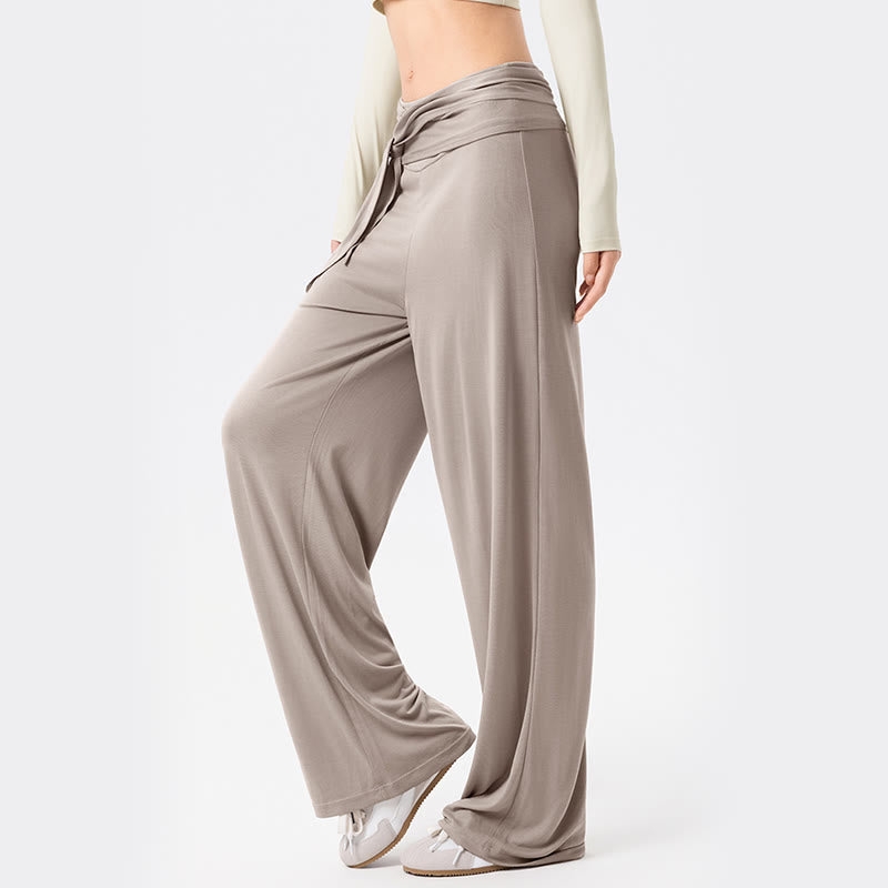 Nimara Ritual Casual Lace-up Breathable Sports Women's Wide Leg Pants