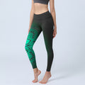 Nimara Ritual Dark-Colored Mandala Pattern Gym Leggings Women's Yoga Pants