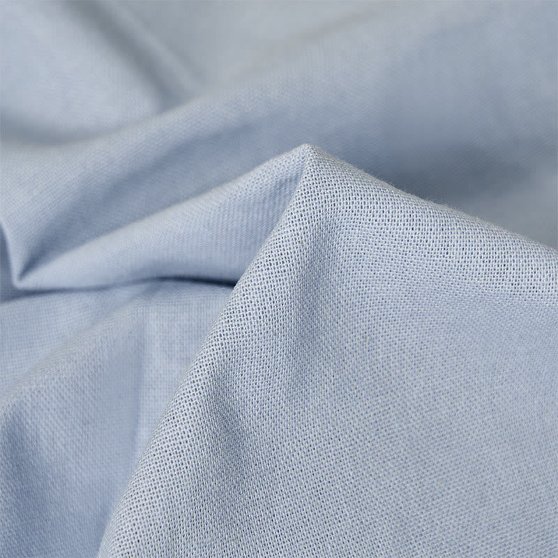 Nimara Ritual Fall Solid Color Buttons Design Three Quarter Sleeve Cotton Women's Shirts With Pockets