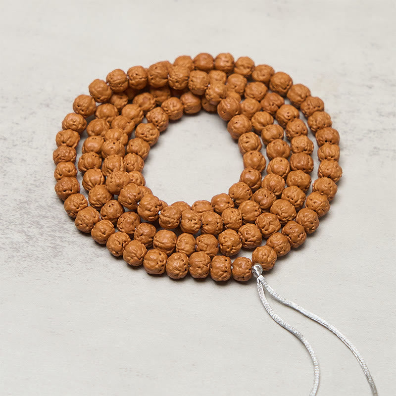 Nimara Ritual Tibetan 108 Beads Bodhi Seed Wealth Auspiciousness Mala