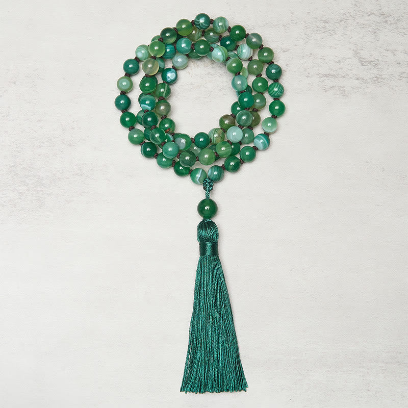 Nimara Ritual Bead Malachite Tassel Protection Bracelet