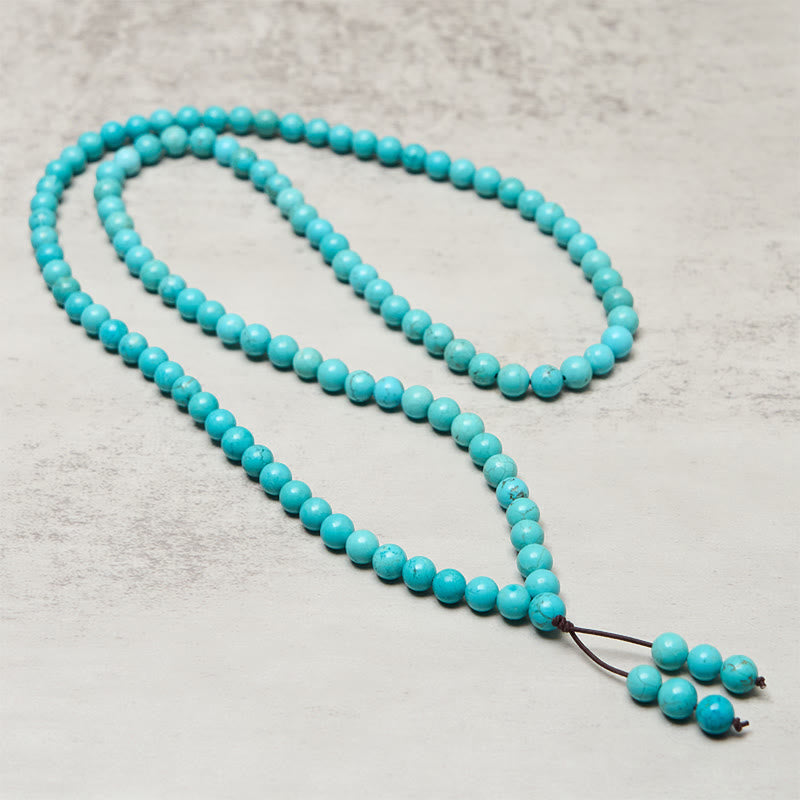 Nimara Ritual 108 Beads Turquoise Wisdom Balance Mala