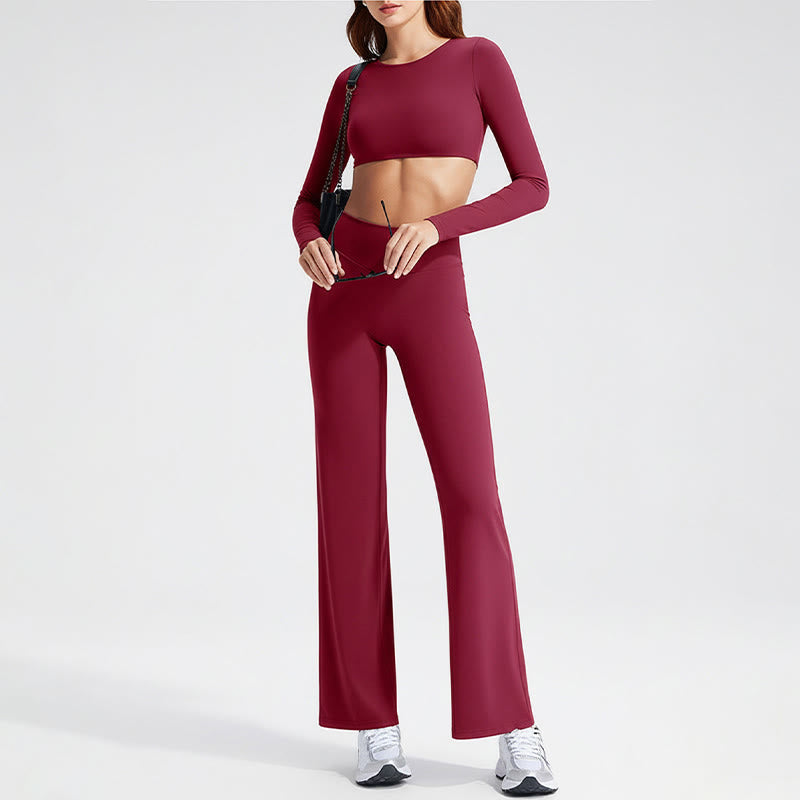 Nimara Ritual Long Sleeve Backless Bra Sports Fitness Yoga Women's Tank Top