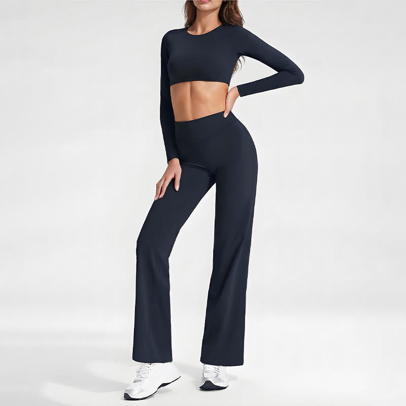 Nimara Ritual Long Sleeve Backless Bra Sports Fitness Yoga Women's Tank Top