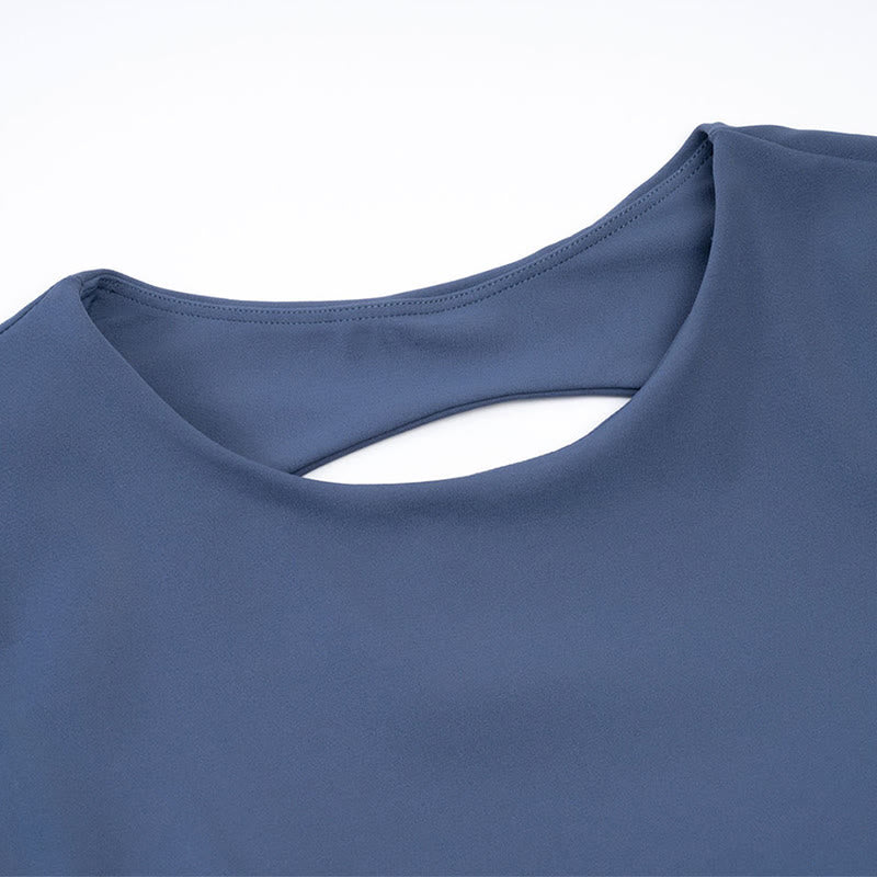 Nimara Ritual Long Sleeve Backless Bra Sports Fitness Yoga Women's Tank Top