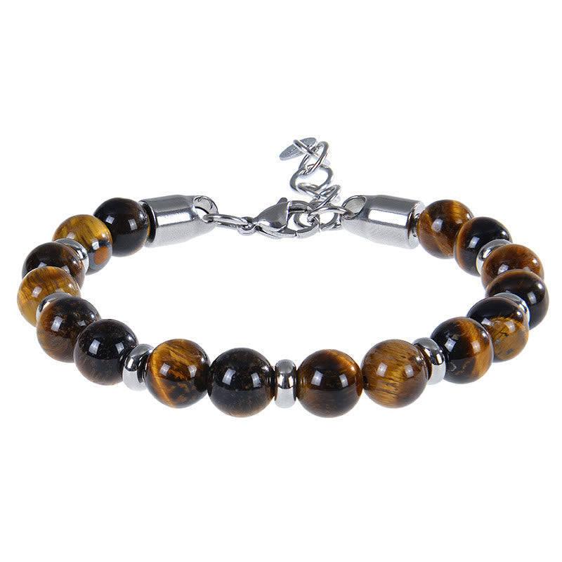 Nimara Ritual Tiger Eye Various Natural Stone Beads Protection Bracelet