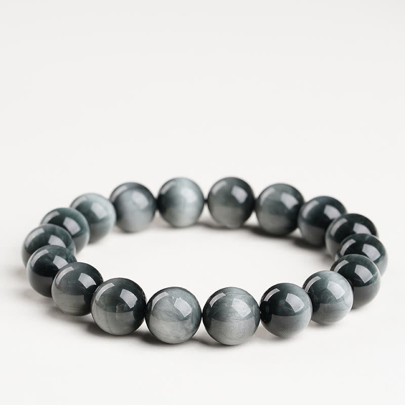 Nimara Ritual Eagle's Eye Stone Positive Calm Beaded Bracelet