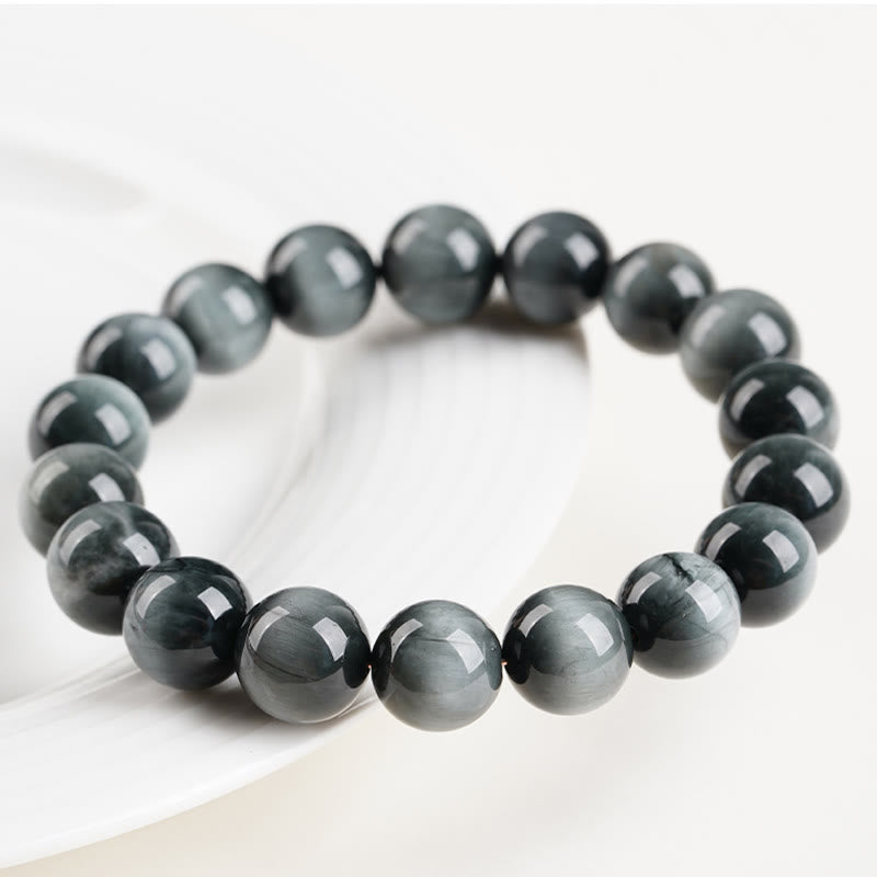 Nimara Ritual Eagle's Eye Stone Positive Calm Beaded Bracelet