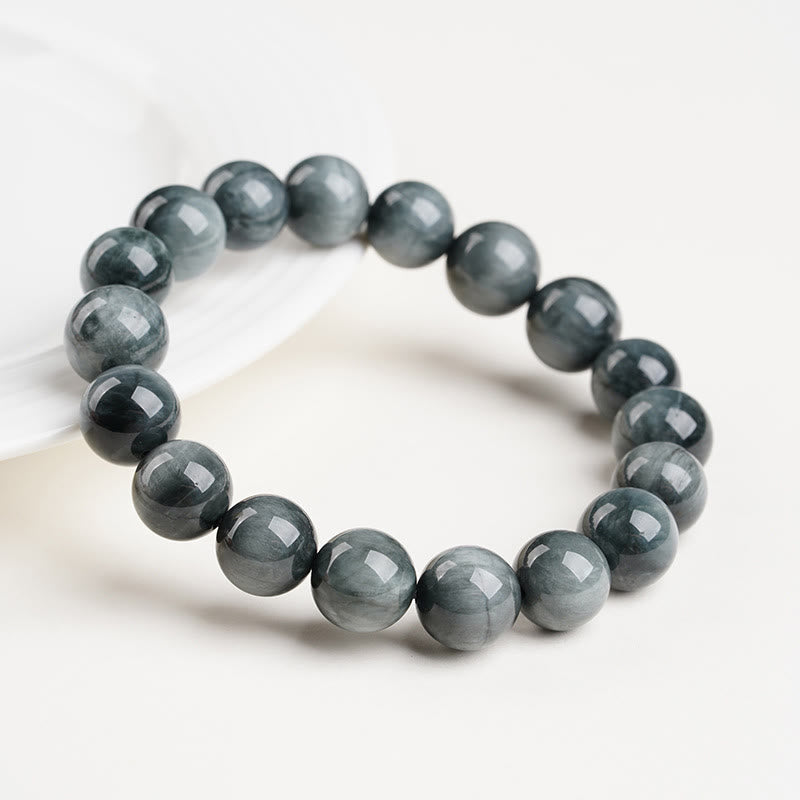 Nimara Ritual Eagle's Eye Stone Positive Calm Beaded Bracelet
