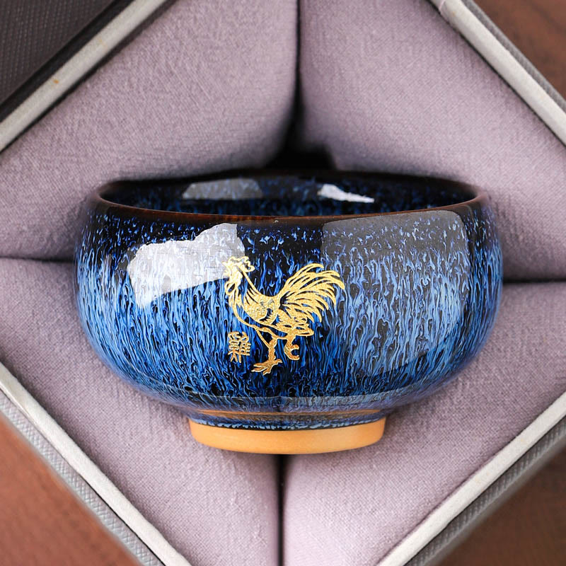Nimara Ritual Chinese Zodiac Year Of The Horse Ceramic Teacup Kung Fu Tea Cup 135ml