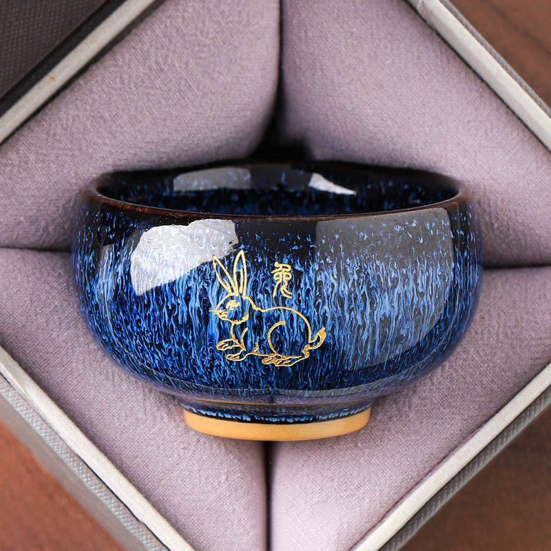 Nimara Ritual Chinese Zodiac Year Of The Horse Ceramic Teacup Kung Fu Tea Cup 135ml
