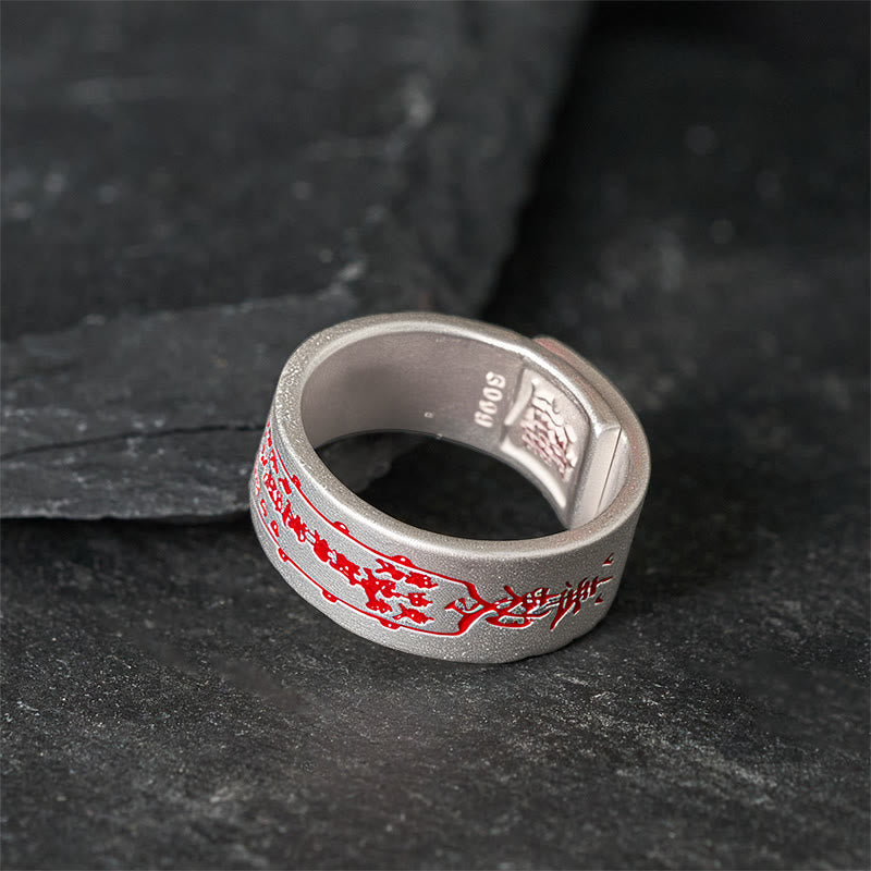 Nimara Ritual Copper Word Adjustable Balance Ring